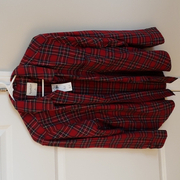Abercrombie & Fitch Tops - Abercrombie and Fitch Boyfriend flannel Shirt